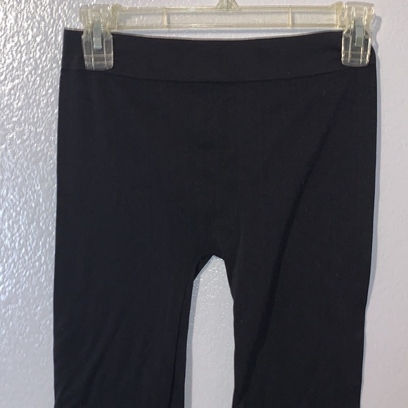 Miss Juli black lace up stretchy casual leggings - Picture 3 of 4